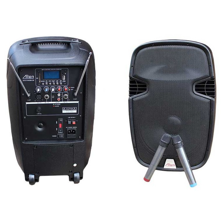 Активна тонколона, Alien, AN-2110ADM-CB, Bluetooth 5.0, 10 инча, 40W