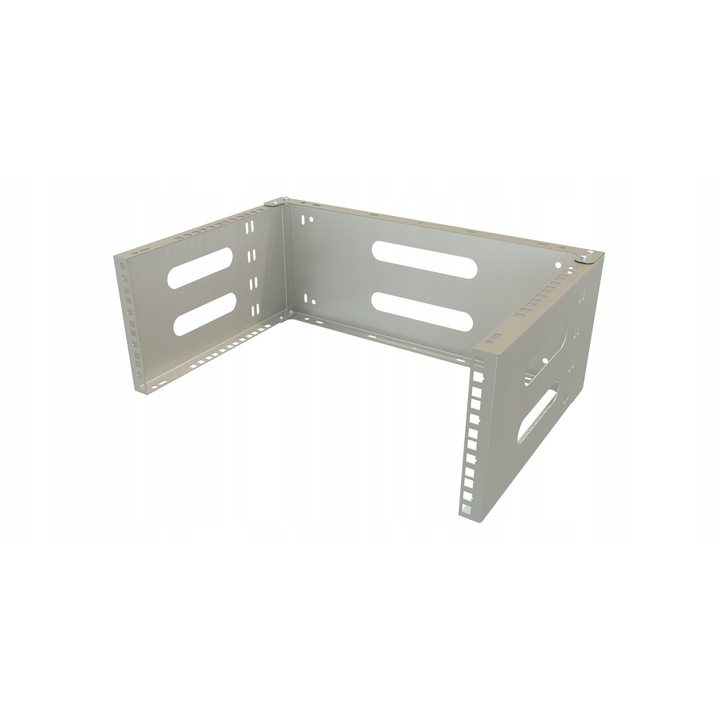 Rack de perete 19'' 4U/4U 330mm pentru dispozitive de retea gri Stalflex