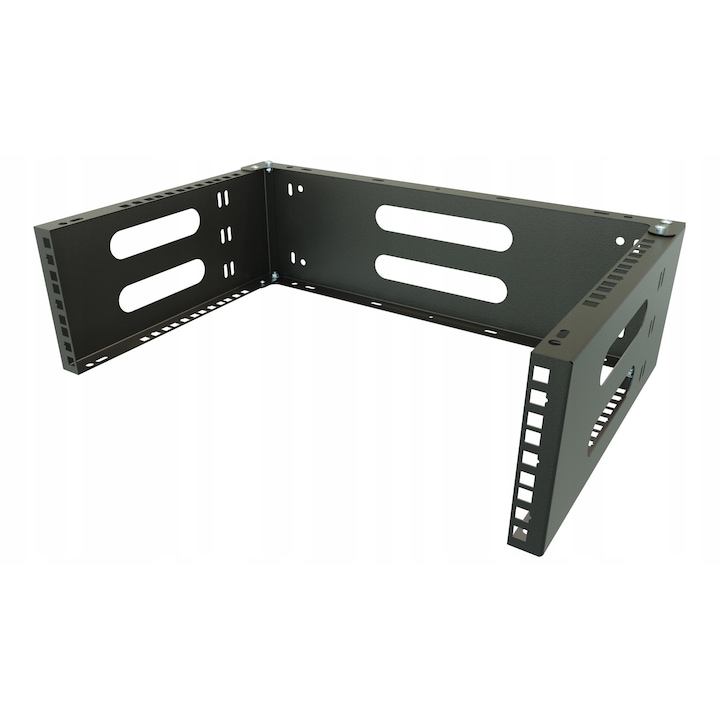 Rack de perete 19'' 3U/4U 330mm pentru dispozitive de retea Negru Stalflex