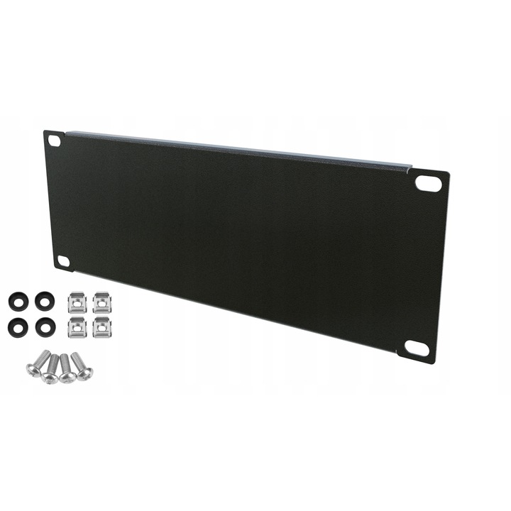 Panou de acoperire Stalflex negru 10" 2U pentru rack-uri de servere