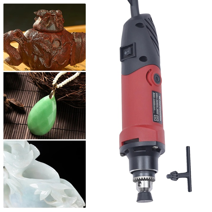 Slefuitoare pentru jade, motor de inalta performanta, compacta si usoara, materiale din nylon si aluminiu