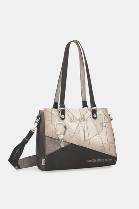 Geanta dama 42812 275, Negru/Gri, Universal