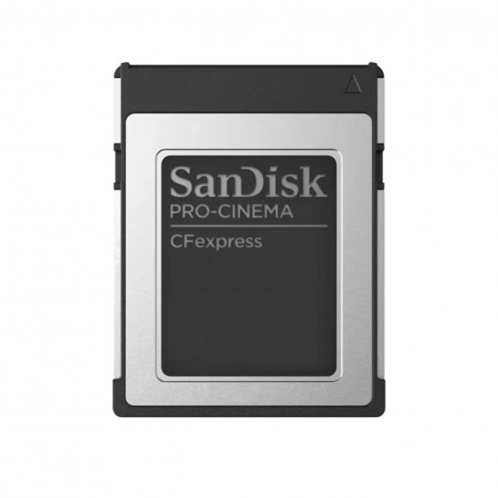 Card de memorie SanDisk Pro-Cinema, Compact Flash Express Tip B, 320GB, 1700MB/s, 1400MB/s
