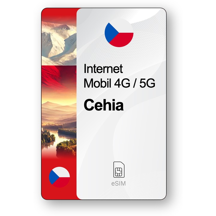 ESIM Cehia 5 GB, 7 zile