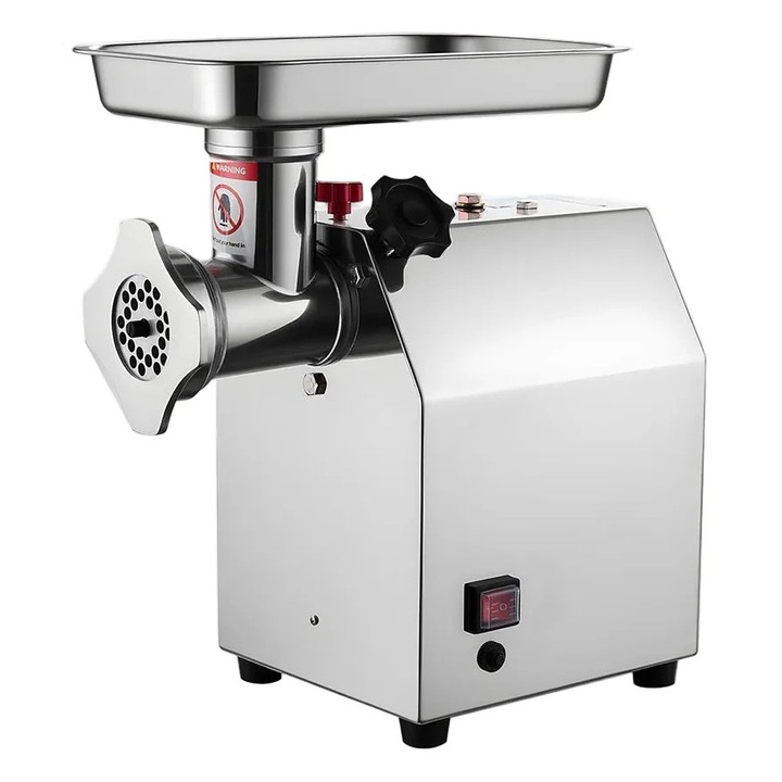 Masina de tocat carne electrica, lame din otel inoxidabil, aparat de facut carnati, 12 dimensiuni, capacitate de 2, 2 kg, putere 300-700 W