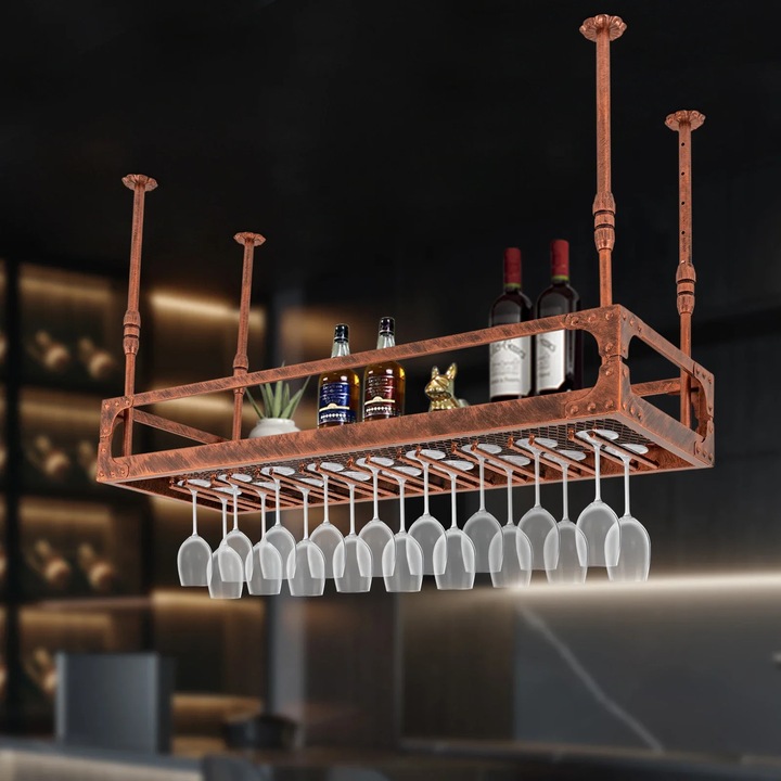 Raft plutitor de bar, industrial, reglabil, maro - eMAG.ro