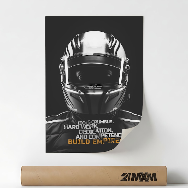 Poster 'Idols Crumble' Pe Panza Mata – Design Minimalist, A4 (21 x 29.7 cm), Fara Rama