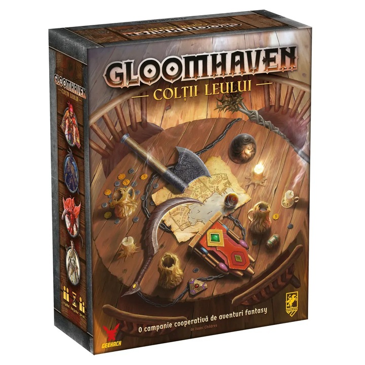 Joc de societate, Gloomhaven: Coltii Leului, Limba romana