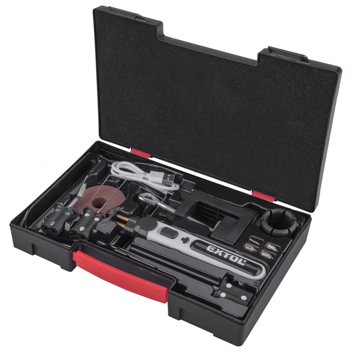 Aparat de taiat polistiren cu acumulator, EXTOL PREMIUM, 8891504, 4V Li-ion, 2Ah