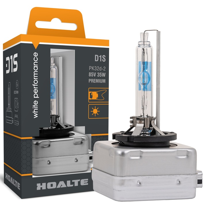 Bec xenon D1S Hoalte White Performance +100%, 5800K, 35W, PK32d-2, 1 bucata, homologat