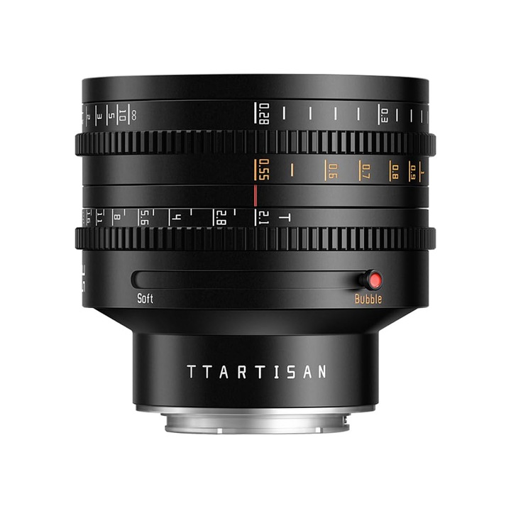 Obiectiv TTArtisan 35mm F3521-E-B, corp metalic, negru