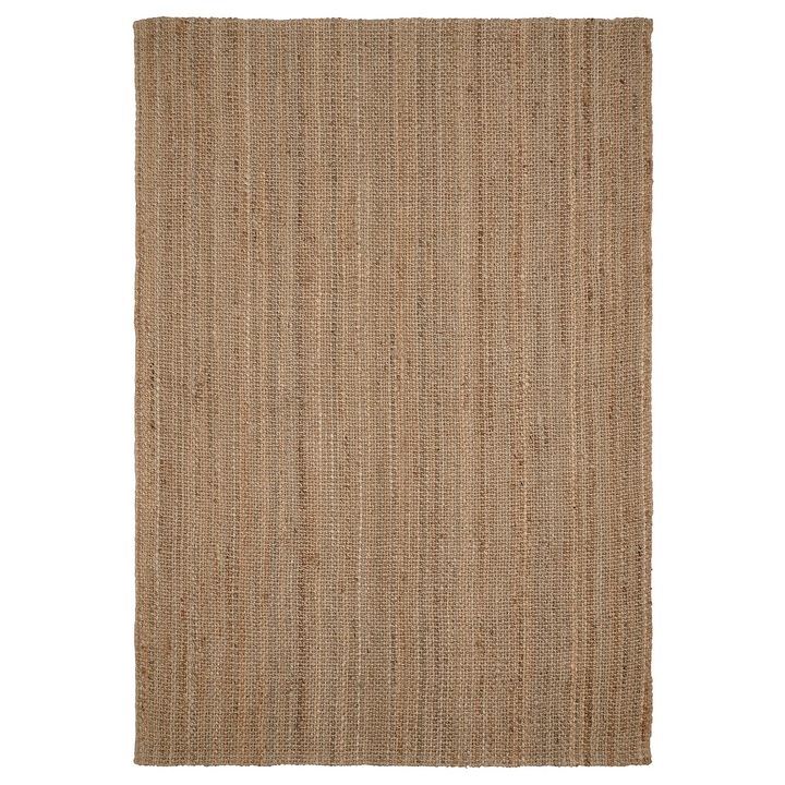 Covor, iuta, 180 x 120 cm, natur