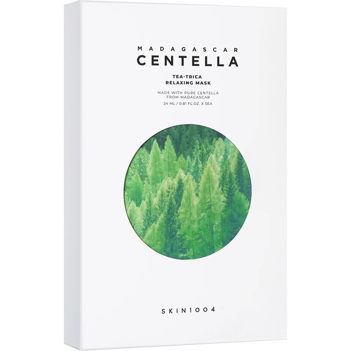 Madagascar Centella Tea-Trica Relaxing Mask Masca de fata 24 ml x 5 buc