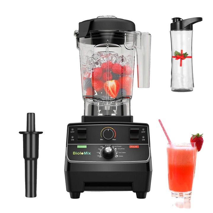 Blender de bucatarie ETA Mira II, 1200W, 1,5L, 3 viteze, inox