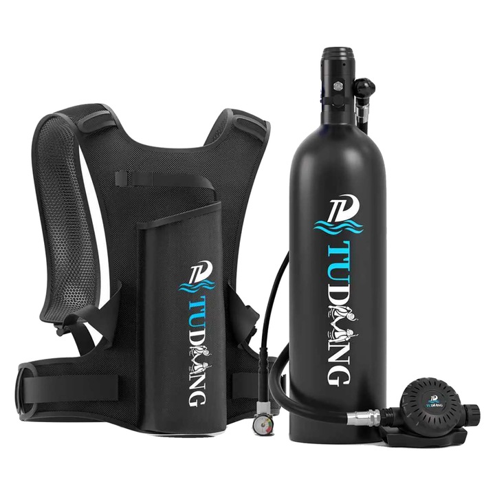 Cilindru de scufundare, 2L, presiune de lucru 300 BAR, negru