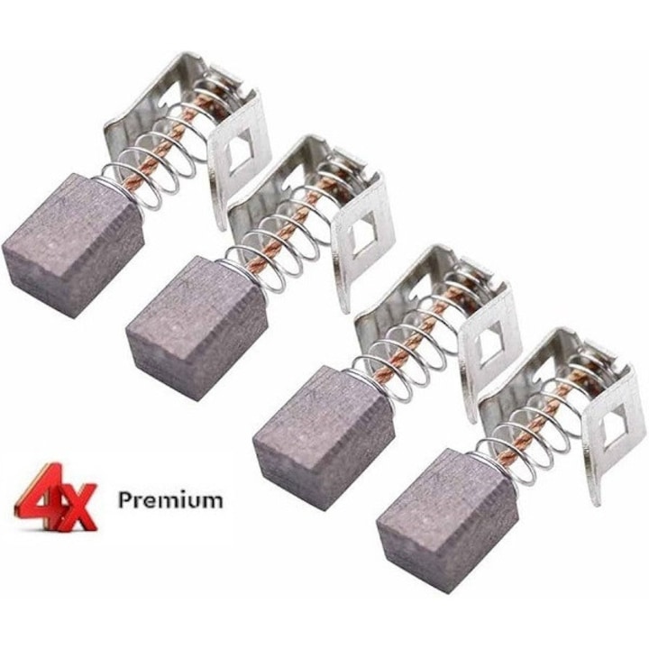 Set 4 perii colectoare (carbuni) pentru Bosch 2607034904, 7, 5x6x10mm, premium