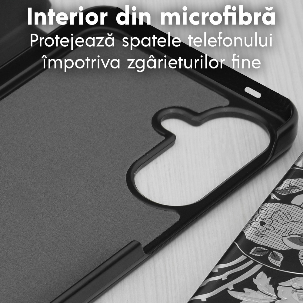 Husa pentru Samsung Galaxy S26 Tip Carte, S-View, Functie de Stand, Calitate Premium, Antisoc, Protectie Sporita, Negru