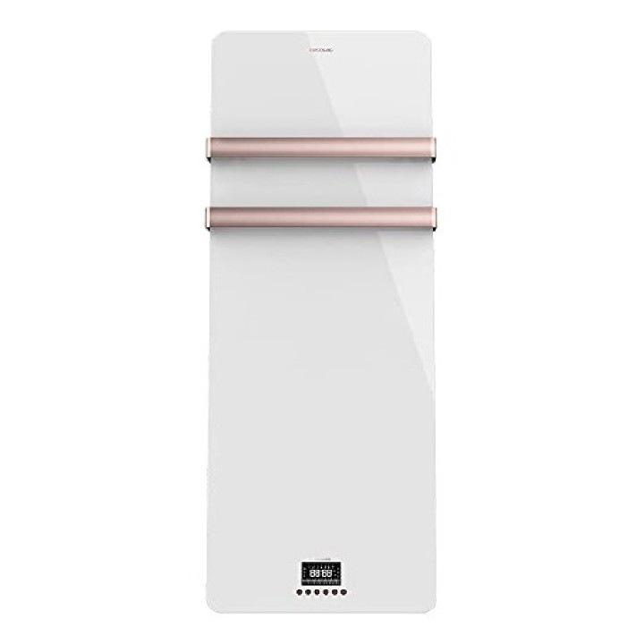 Uscator prosoape electric Cecotec ReadyWarm 9870 Crystal, 850 W, afisaj LED, telecomanda, control tactil, IP24, roz auriu