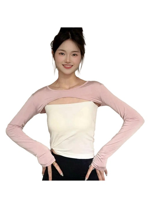 Маншети за ръце, розови, модал, UV защита