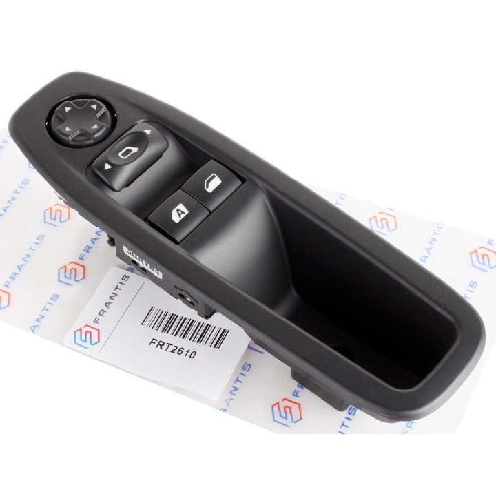 Panou comutator geamuri oglinzi, FRANTIS, pentru Peugeot 208 I 12-19, 96758211ZD