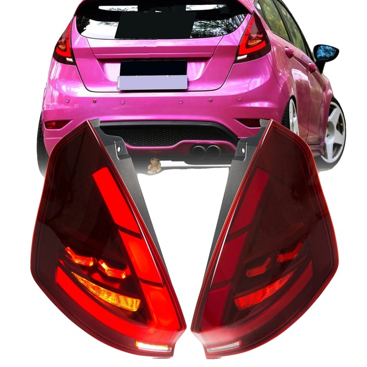 Lampi LED spate, 35W, 12V, 3400LM, semnalizare secventiala, design rezistent la apa