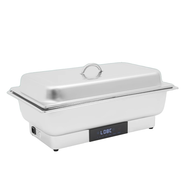 Електрическа нагревателна плоча, 9л, инокс, тъч контрол, електрическо нагряване