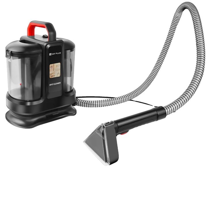 Aspirator portabil 500W, capacitate rezervor apă 1.2L, protecție IPX4, dimensiuni 29x16x32.5cm