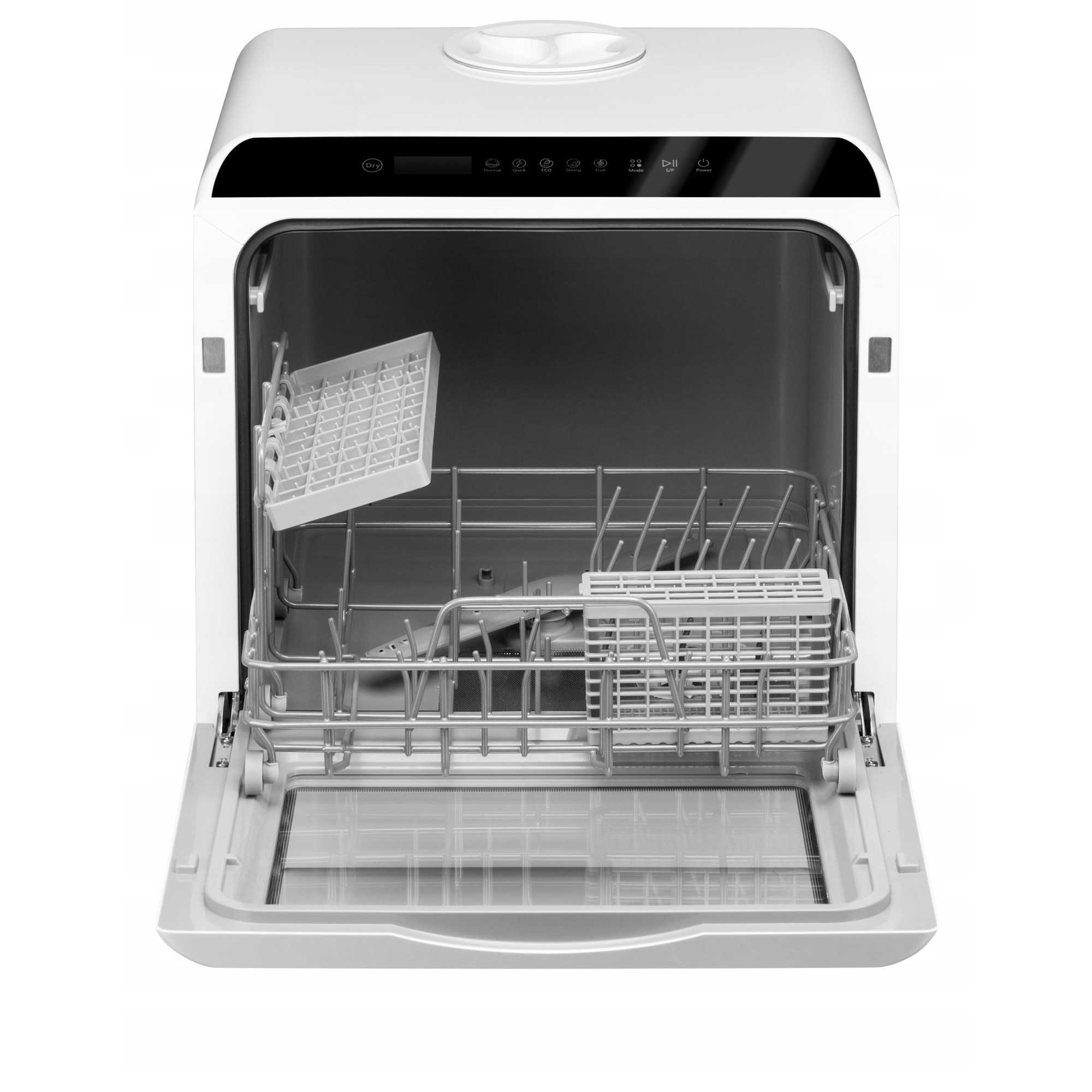 Mini masina de spalat vase cu instalare libera, pe blat, 6 programe, 5L