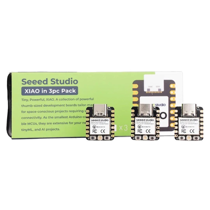 Placa de dezvoltare, procesor RISC-V single-core, 21x17.5mm, Wi-Fi 2.4GHz si Bluetooth 5.0, 400KB SRAM & 4MB Flash