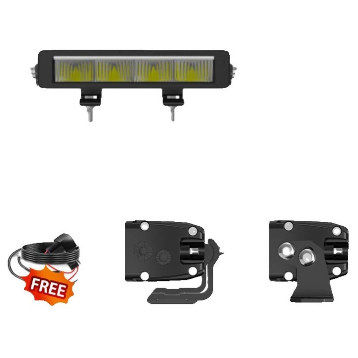 Proiector LED 10INCH, constructie din aluminiu, iluminare versatila, IP68, cu fir