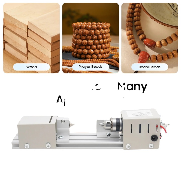 Masina de strunjit mini, 7 viteze ajustabile, dimensiuni 30.3x7x6.8cm, alimentare electrica.