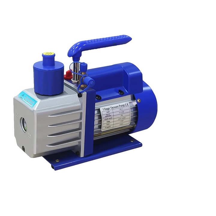 Pompa de vid, 3CFM, alimentare 115V AC, 8.3x3.5x6.1 inchi, constructie din aliaj de aluminiu, utilizare in refrigerare