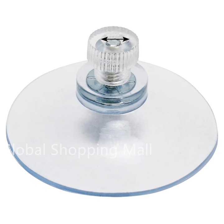 Suporturi de baie, 50 buc, ventuze cu adeziv puternic, 53mm, utilizare versatila