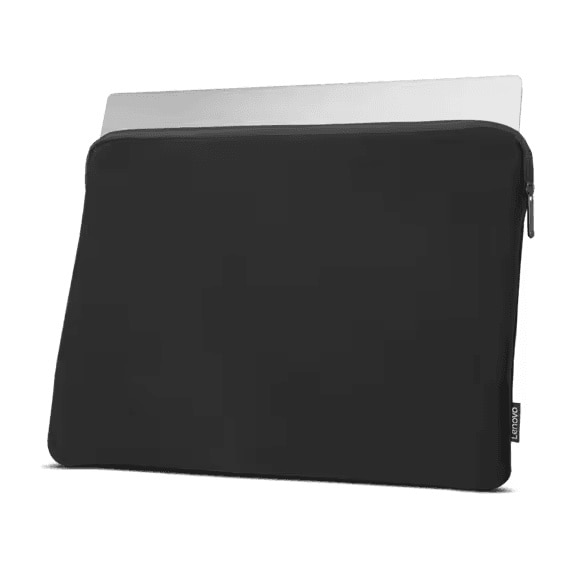 Husă laptop Lenovo 15.6", negru, rezistentă la apă, interior căptușit, 1 compartiment, fermoar, poliester, 415×20×275 mm, 205 g