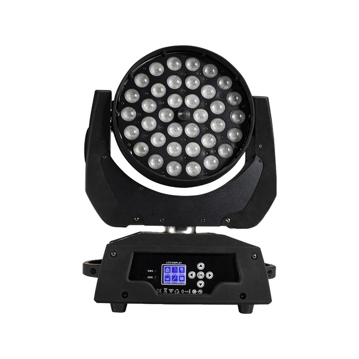 Lumina mobila, 36X18W, RGBWA UV, functie de zoom ajustabil