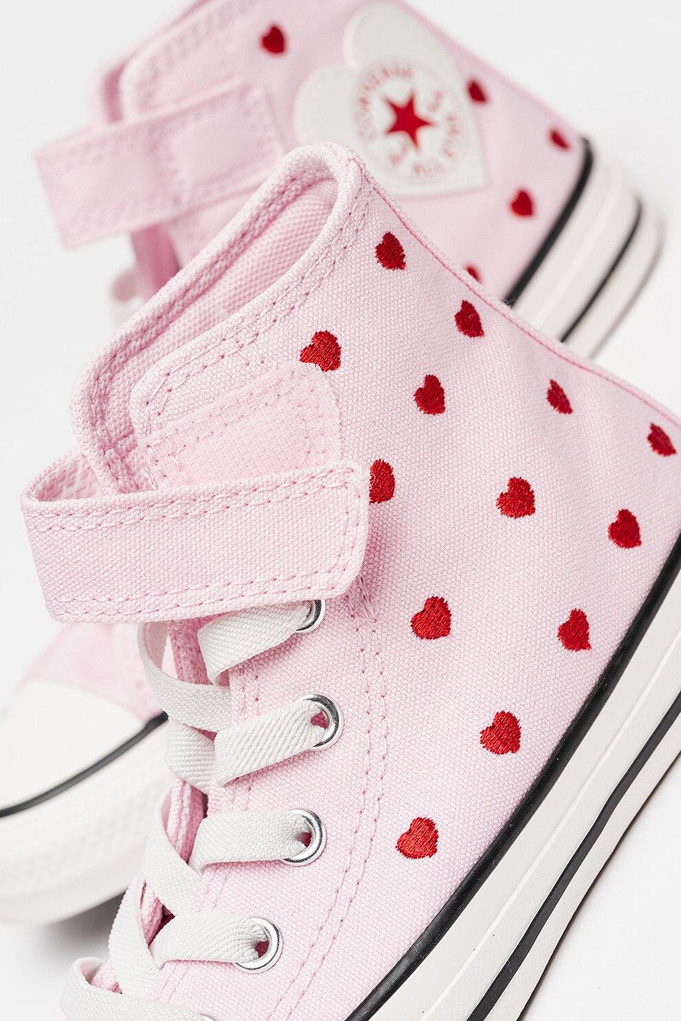 Converse, Tenisi mid-cut cu model cu broderie Chuck Taylor All