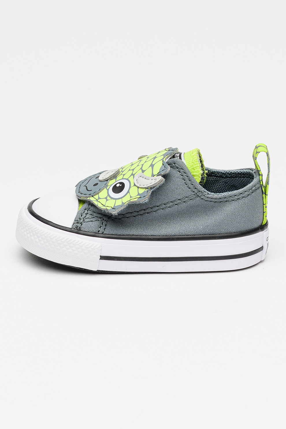 Converse, Tenisi cu velcro Chuck Taylor All Star, Verde neon, Verde sparanghel, 23 EU