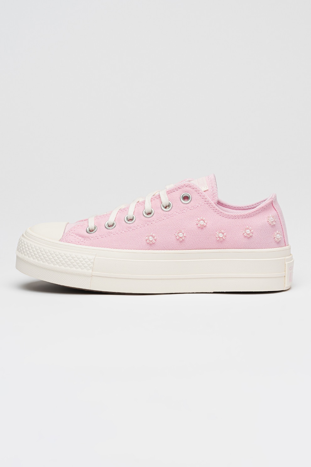 Converse, Tenisi low-cut cu talpa flatform Chuck Taylor All Star