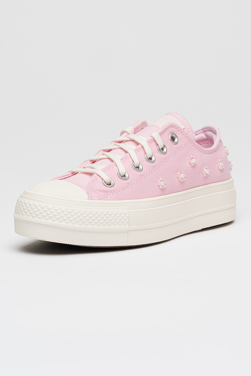 ♡Ｋ♡ Converse, Tenisi low-cut Chuck Taylor All Star Lift decorati cu