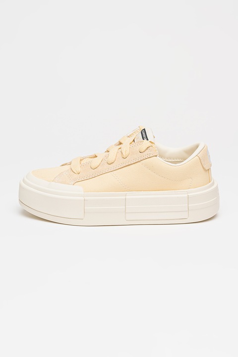 Converse, Cruise fűzős flatform sneaker, Halványsárga