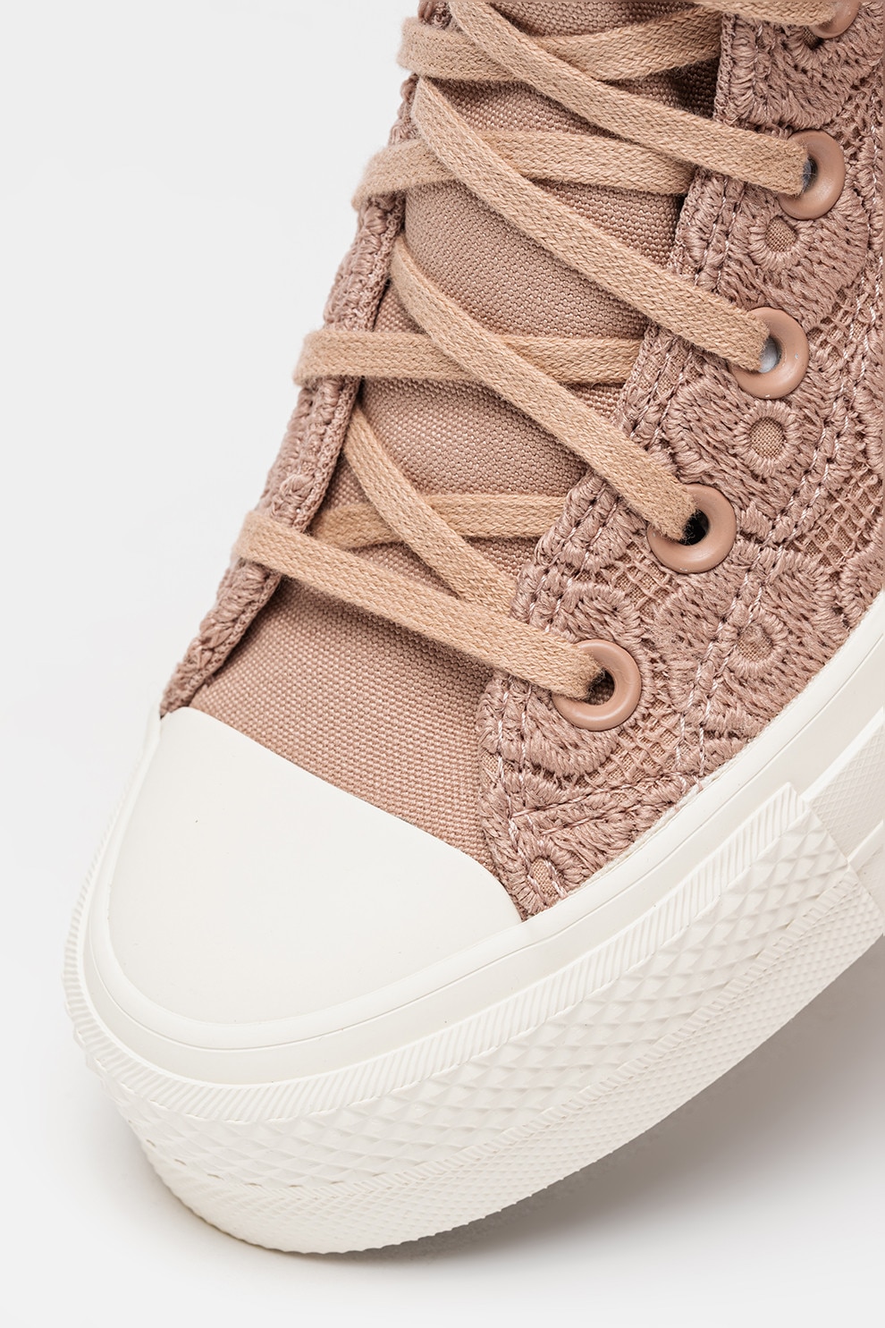 Converse, Tenisi cu dantela crosetata Chuck Taylor All Star Lift