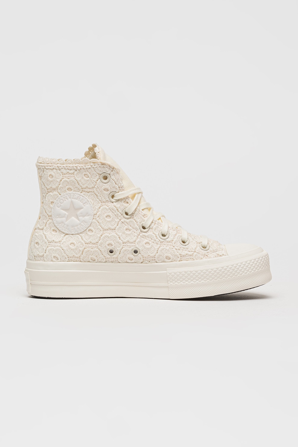 ★AKINA☆BESIDE★ Converse, Tenisi cu dantela crosetata Chuck Taylor All Star Lift