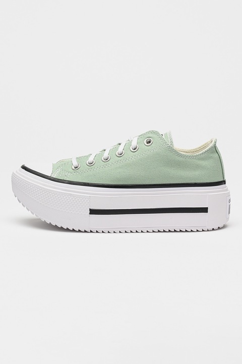 Converse, Tenisi din panza Chuck Taylor All Star Lift Double Stack, Mint