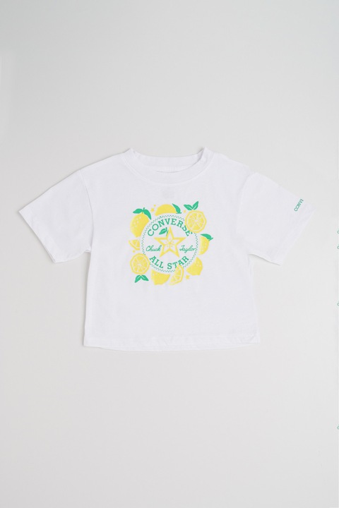 Converse, Mintás póló, Fehér/Sárga