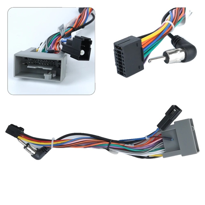 Cabluri audio RCA ISO, instalare usoara, compatibile cu vehicule, pentru Honda old Fit