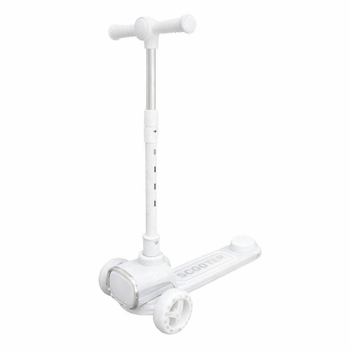 Trotineta copii, PY-816, Alb