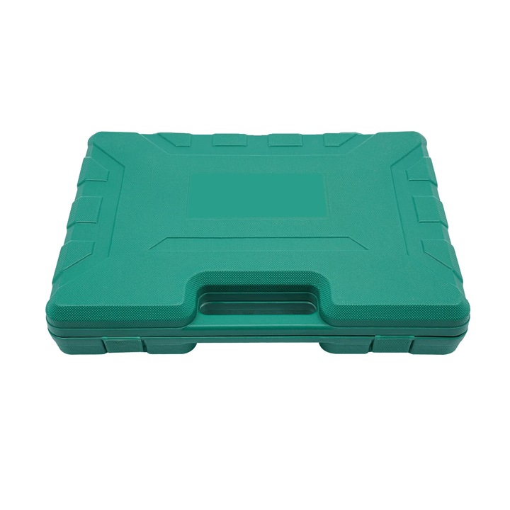 Set unelte reparare caroserie auto, 9 piese, constructie din otel rezistent, verde, 42x29.6x8cm