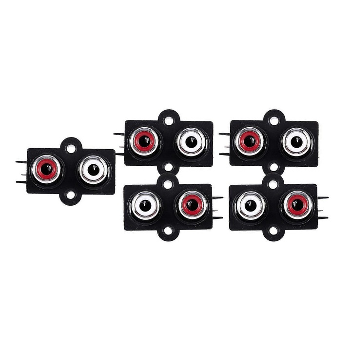 Set 5 conectori audio, Negru
