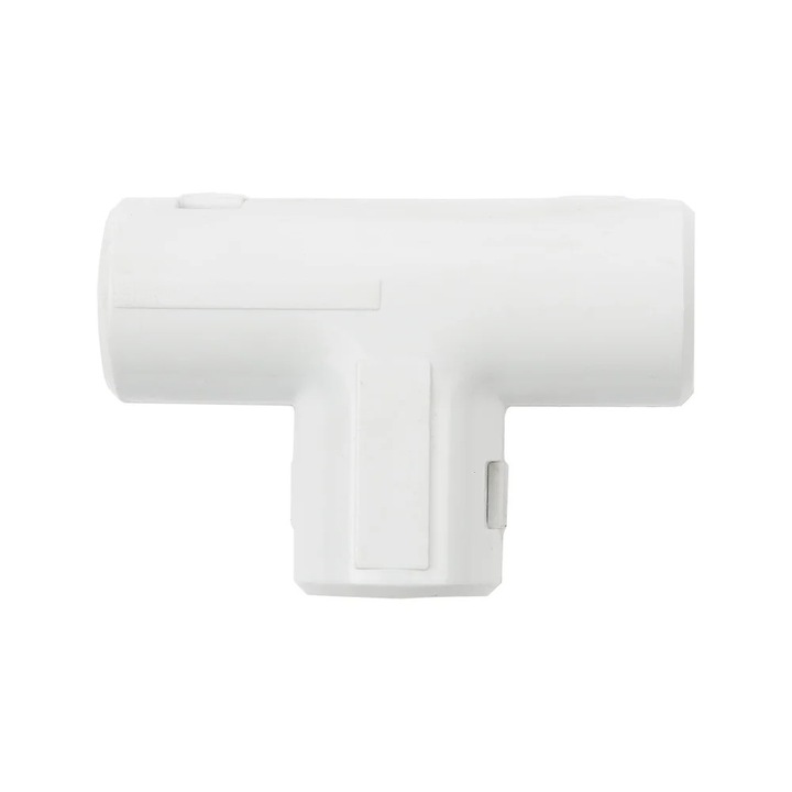 T-idom merev csőhöz, PVC, 20 mm, fehér