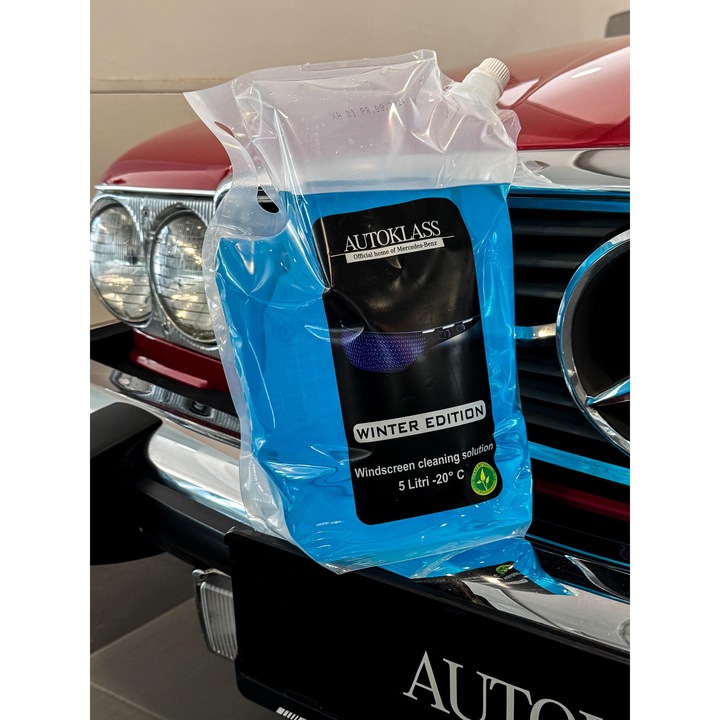 Lichid curatare si degivrare parbriz pentru iarna Autoklass, -20grade, 5 litri